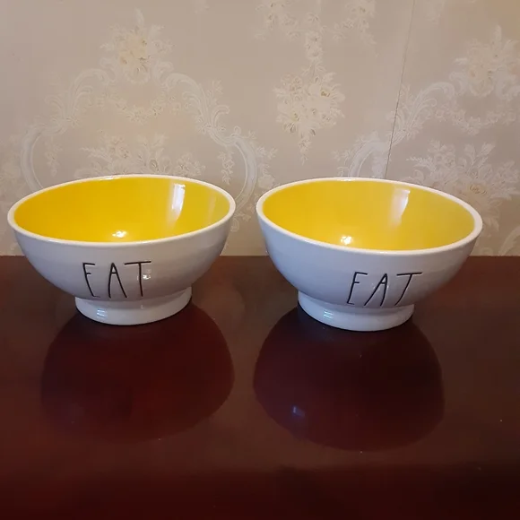 Rae Dunn Cereal Bowl “EAT” NWOT - Picture 1 of 3